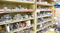 しあわせ薬局　片桐店の薬棚