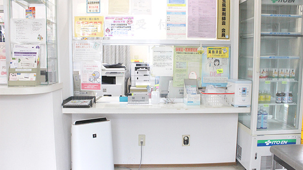 クローバー薬局浅羽店の受付/カウンター