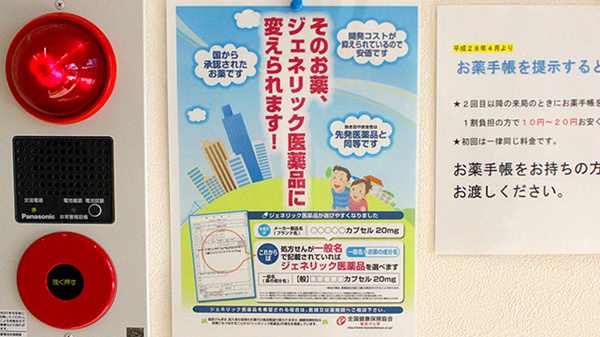 祝町薬局のジェネリック対応