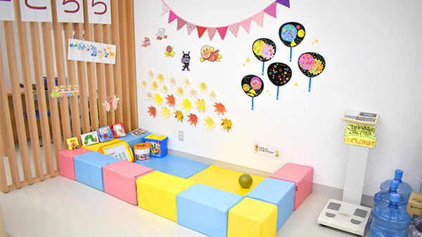 もろおか幸盛堂薬局のキッズ用設備