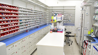 薬局ダックス城陽久津川店の調剤室