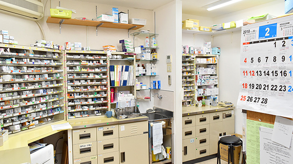 あけぼの薬局　住之江店の調剤室