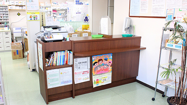 けやき薬局松原店の受付/カウンター