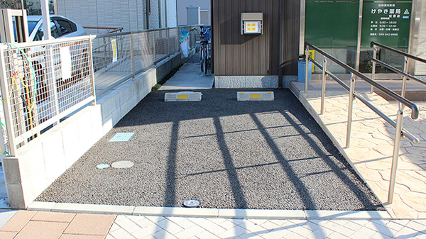 けやき薬局松原店の駐車場