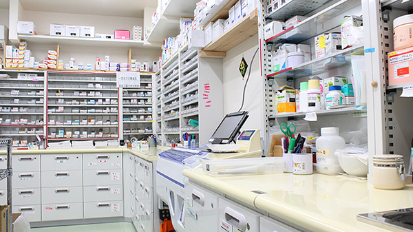 けやき薬局松原店の調剤室