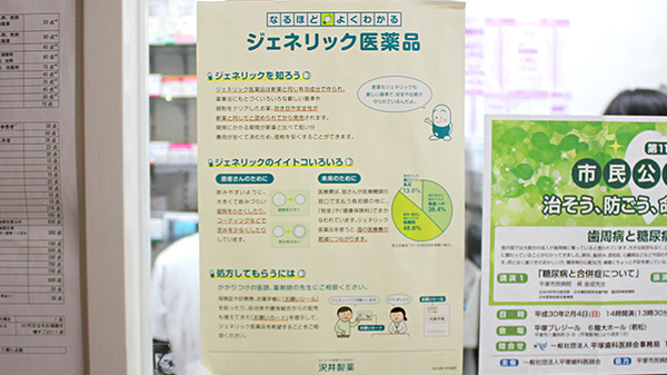 おはな薬局のジェネリック対応