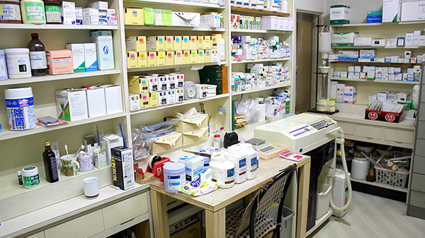 大正堂薬局の調剤室