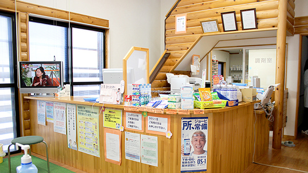 もがみがわ調剤薬局の受付/カウンター