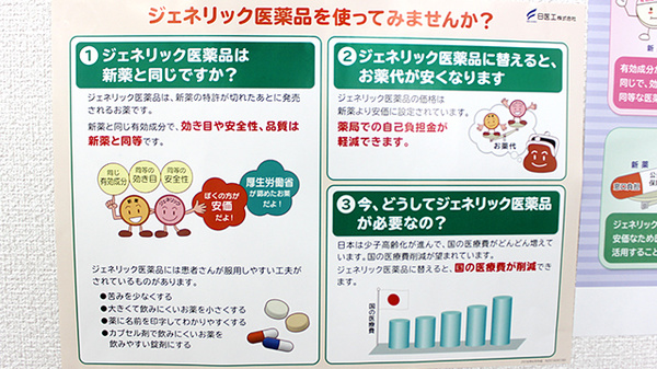 鈴木薬局　東大宮駅前店のジェネリック対応