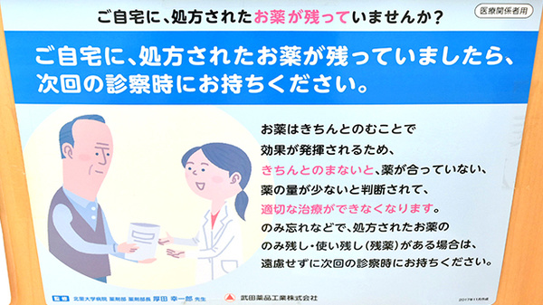 三和調剤薬局　うきた店の残薬回収サービス