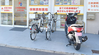 三和調剤薬局　うきた店の駐輪場