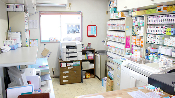 ケンコー薬局河北店の調剤室