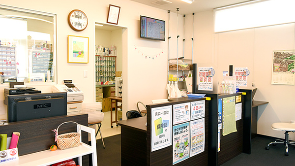 ライフ調剤薬局　志方店の受付/カウンター