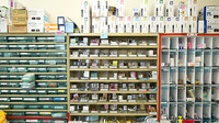 ライフ調剤薬局　志方店の薬棚