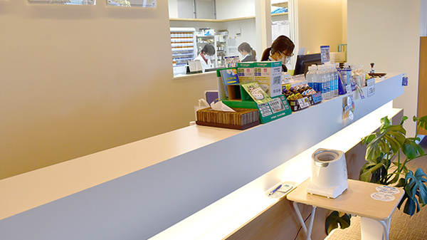 青空薬局　今伊勢店の受付/カウンター
