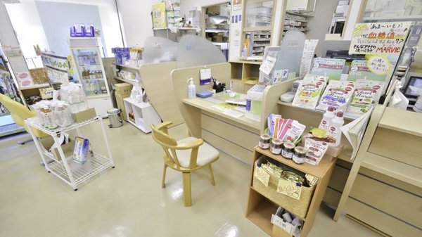 そうごう薬局　朝倉一木店の受付/カウンター