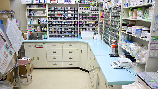 かごた調剤薬局の調剤室