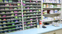 かごた調剤薬局の薬棚