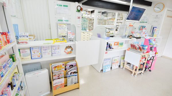 そうごう薬局　真庭勝山店の受付/カウンター