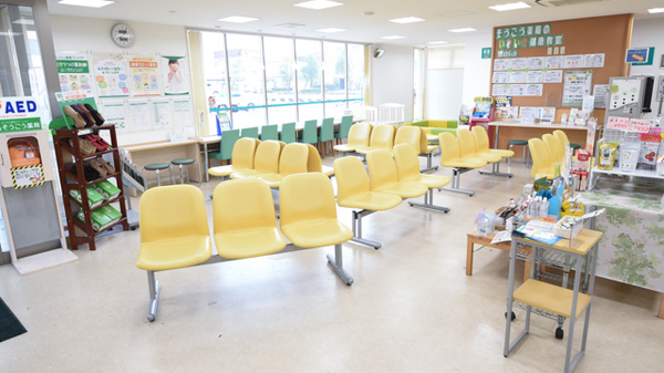 そうごう薬局　水島中央店の待合スペース