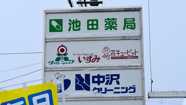 池田薬局の看板
