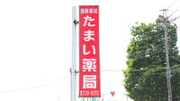 たまい薬局の看板