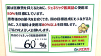 スギ薬局　高松店のジェネリック対応