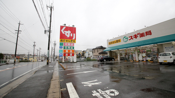 スギ薬局　築地店の看板