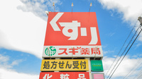 スギ薬局　岐南店の看板