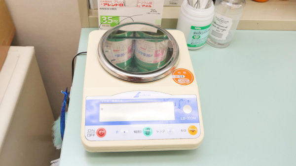 スギ薬局　東垂水店の調剤器具