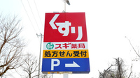 スギ薬局　東垂水店の看板