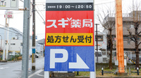 スギ薬局　服部西店の看板