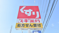 スギ薬局　伊勢小木店の看板