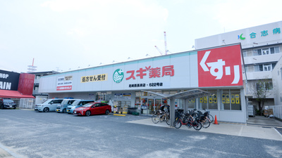 スギ薬局　尼崎西長洲店の外観