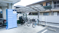 スギ薬局　上坂部店の駐輪場