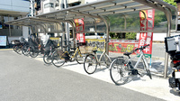 スギ薬局　二条店の駐輪場