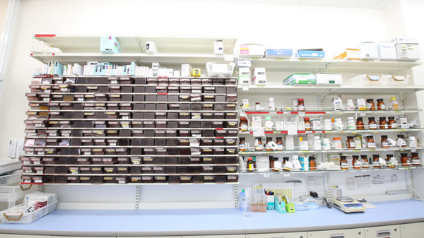 スギ薬局　本宿店の薬棚