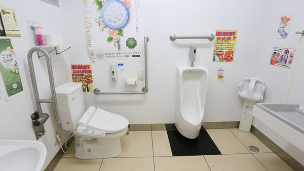 スギ薬局　大津京駅前店のお手洗い