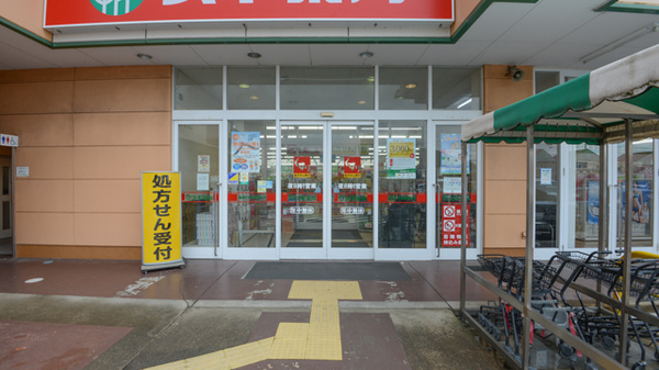 スギ薬局　ドミー幸田店の入口