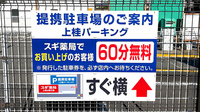 スギ薬局　上桂山田口店の駐車場案内