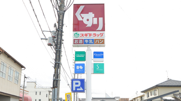 スギ薬局　高山中央店の看板