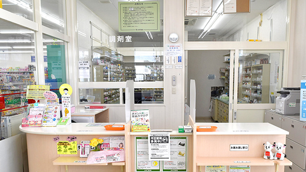 スギ薬局　袋井堀越店の受付/カウンター