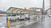 スギ薬局　メグリア朝日店の駐輪場