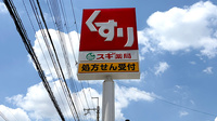 スギ薬局　香里西店の看板