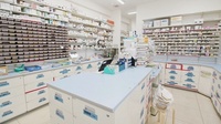 スギ薬局　牟呂店の調剤室