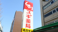 スギ薬局　森ノ宮店の看板