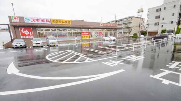 スギ薬局　柏原玉手店の駐車場