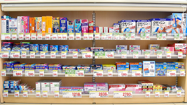 スギ薬局　梅坪店の一般医薬品