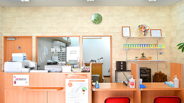 戎薬局　北信太店の受付/カウンター