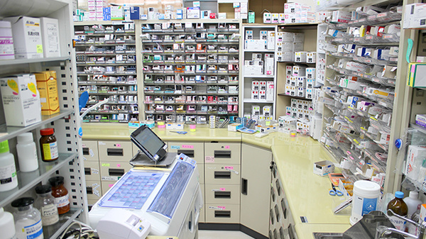 のぞみ薬局の調剤室